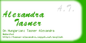 alexandra tasner business card